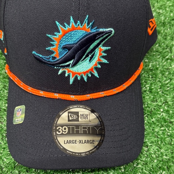 New Era 39THIRTY Cap Miami Dolphins On-Field Hat Size Large-XLarge - Picture 8 of 8